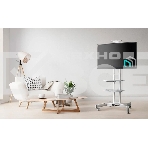 Стойка для телевизора с кронштейном ONKRON TS1552 40'-70', мобильная, белый, фото2