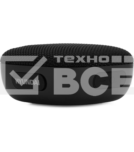Колонка портатитвная Hyundai H-PS1010 черный 5W 1.0 BT 10м 1200mAh