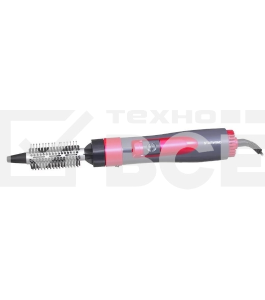 Фен-щетка Starwind SHP8501 1000Вт серый/розовый