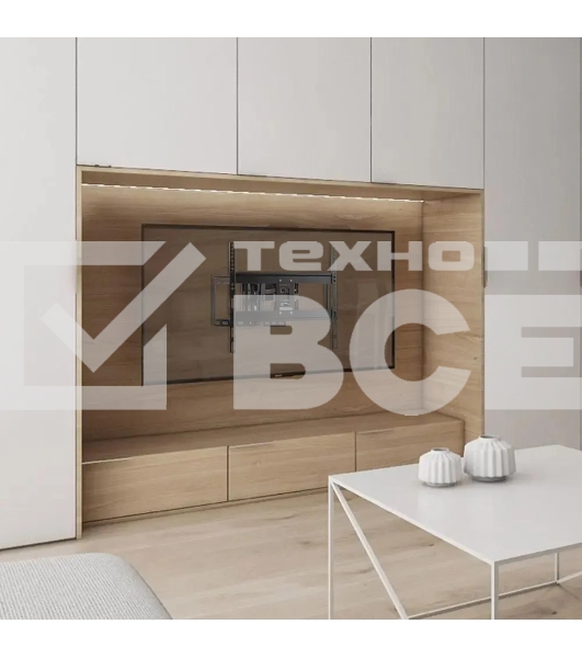 Кронштейн для телевизора Arm Media COBRA-50 черный, 26'-55' макс. 35 кг, настенный, поворотно-выдвижной и наклонный