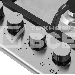 Газовая варочная панель Maunfeld EGHS.64.43CS/G, 4 конфорки, нержавеющая сталь, серебристый, фото11