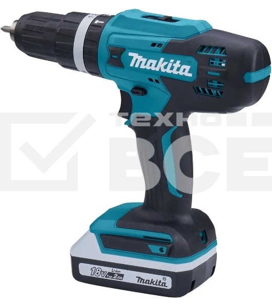 Дрель-шуруповерт Makita HP488D006 аккум. патрон:быстрозажимной