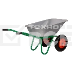 Тачка садово-строительная Palisad 2-х колесная, усиленная, грузоподъемность 320 кг, объем 100 л, фото4