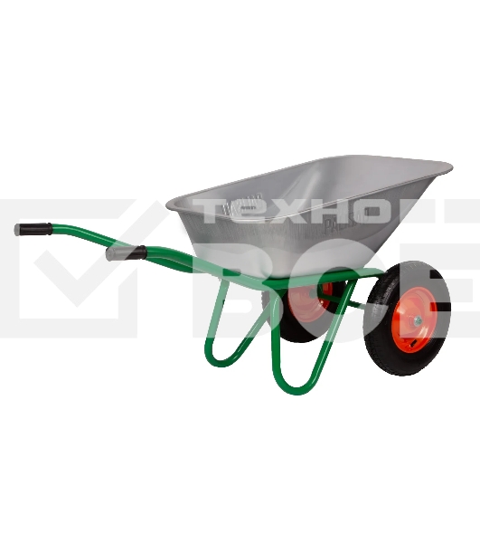 Тачка садово-строительная Palisad 2-х колесная, усиленная, грузоподъемность 320 кг, объем 100 л