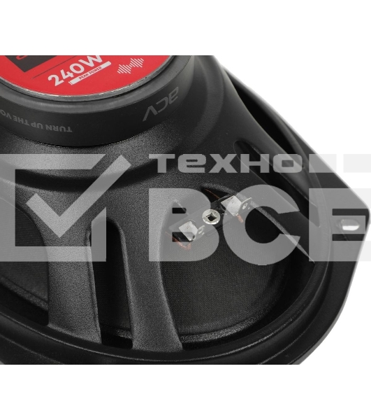 Колонки автомобильные ACV PB-693G 240Вт 88дБ 4Ом 16x23см (6x9дюйм) (ком.:2кол.) коаксиальные трехполосные