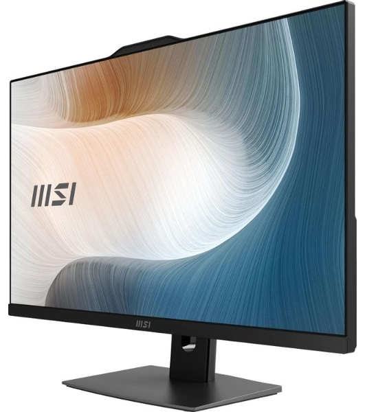 Моноблок MSI Modern AM272P 1M-680RU 27' Full HD Core 5 120U (1.4) 16Gb SSD 512Gb Graphics Windows 11 Pro GbitEth WiFi BT 120W клавиатура мышь Cam черный 1920x1080 (9S6-AF8231-1037)