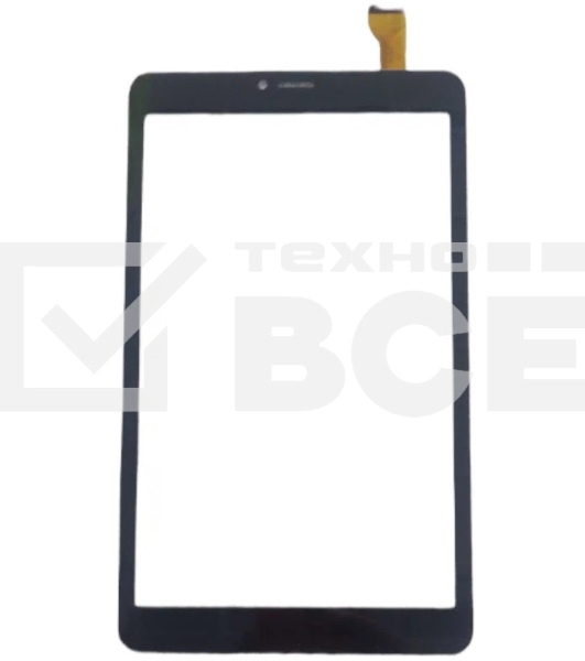 Сенсорное стекло (тачскрин) для BQ-8067L Hornet Plus, черное