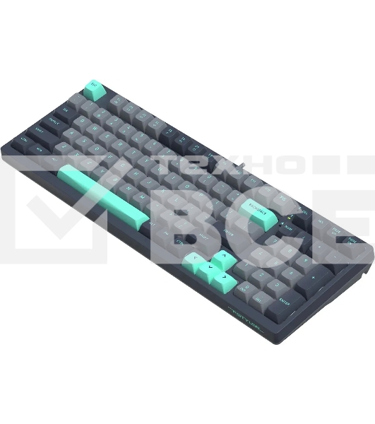 Клавиатура A4Tech Fstyler FS300 механическая черный/серый USB for gamer LED (FS300 PANDA ROCK)