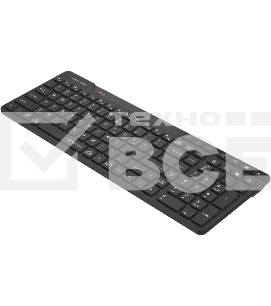 Клавиатура A4Tech Fstyler FBK27C AS черный USB беспроводная BT/Radio slim Multimedia (FBK27C AS)