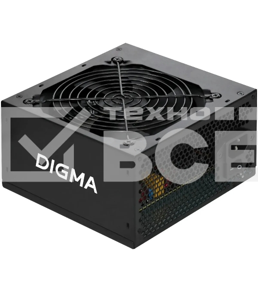 Блок питания Digma DPSU-600W RTL, 600Вт, 120мм, черный