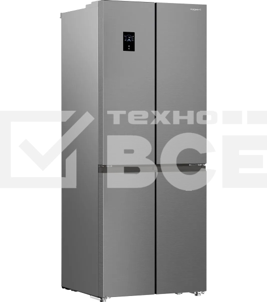 Холодильник Hotpoint HFP4 480I X нержавеющая сталь трёхкамерный 300/150л морозилка снизу, No Frost