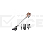 Пылесос вертикальный BRAYER BR4261 бежевый, питание от аккумулятора, 80 Вт, уборка сухая, пылесборник 1 л, работа от АКБ max 35 мин, фото2