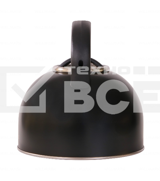 Чайник WILLMARK WTK-4810SS (4л, со свистком, с крышкой, нейлон ручка, техн. Easy spout open) черный