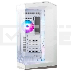 Компьютерный корпус MSI MAG Pano 100R PZ WHITE, Mid Tower, ATX, 2xUSB 3.2 Gen 1, 1xUSB 3.2 Gen2 Type-C, 3x120mm ARGB Reverse Blade Fan, 1x120mm ARGB Fan, ARGB+PWM Control Board,Tempered Glass Window, Brown Box, фото2