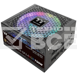 Блок питания Thermaltake Toughpower GF3 ARGB (PS-TPD-0750F4FAGE-1), 750Вт, 80 PLUS Gold, 140мм, модульный, черный