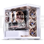 Корпус без блока питания JONSBO D300, Mini-Tower, TG, no fan, 2xUSB-A 3.2 + 1xUSB-C 3.2, mATX, mITX White, фото32