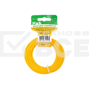 Леска PARK 2мм,15м,Круг,нейлон,д/триммеров (990595)