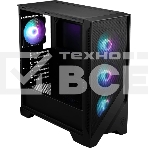 Компьютерный корпус MSI MAG FORGE 320R AIRFLOW, Global, 2xUSB 3.2 Gen 1, 4x120мм ARGb Fan, ESDARGb Control Board, Tempered, фото5
