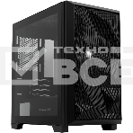 Компьютерный корпус без блока питания HSPD M340, Mesh Mid Tower, черный, TG, 0.5 SPCC, no fans, mATX, mITX, 165/350/200мм, 2x2.5