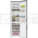 Холодильник Haier C2F637CFMVU1 серебристый двухкамерный 278/108л морозилка снизу, No Frost, фото3