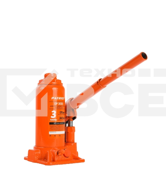 Домкрат бутылочный PATRIOT DB 3000 3T