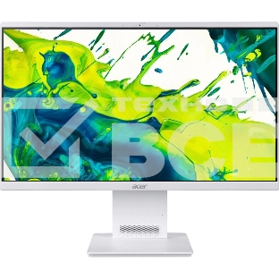 Моноблок Acer Aspire S24B-GMTL-U 23.8' Full HD Core Ultra 7 155U (1.7) 16Gb SSD512Gb Arc graphics Eshell GbitEth WiFi BT 90W клавиатура мышь Cam белый 1920x1080