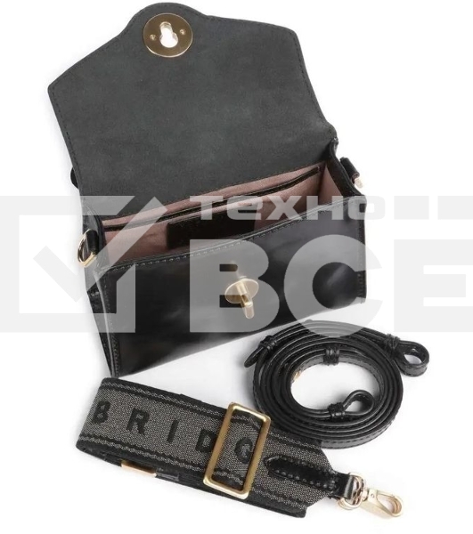 Сумка женская The Bridge Irene 04520501/30 черная натур.кожа