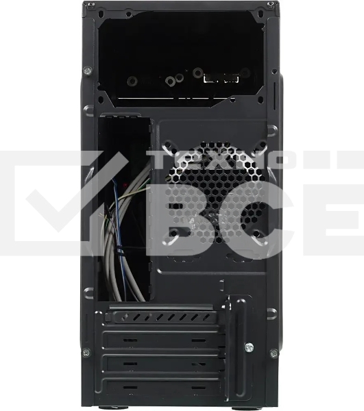 Компьютерный корпус Accord ACC-B022 черный без БП mATX 1x80mm 1x92mm 2x120mm 4xUSB2.0 audio