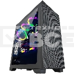 Компьютерный корпус Azza Hive черный без БП ATX 8x120mm 5x140mm 2xUSB2.0 1xUSB3.0 audio bott PSU, фото 1