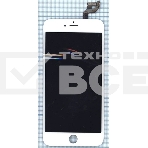 Дисплей для iPhone 6S Plus в сборе с тачскрином (Foxconn), белый, фото 1
