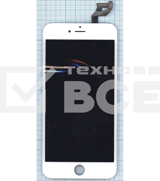 Дисплей для iPhone 6S Plus в сборе с тачскрином (Foxconn), белый
