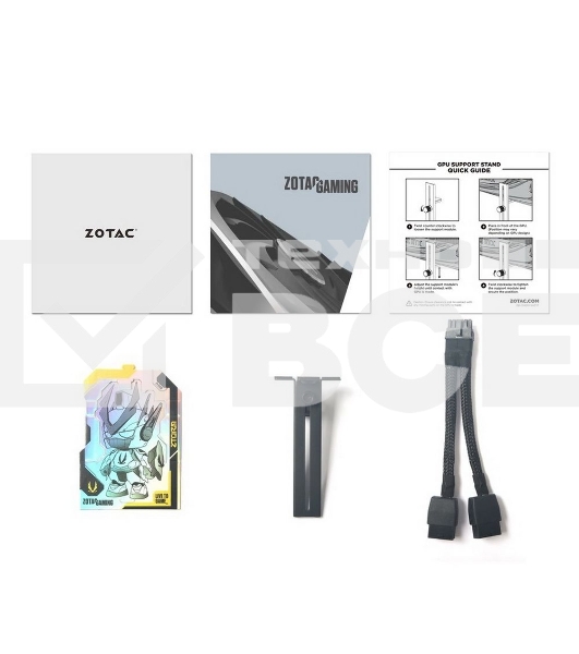 Видеокарта Zotac RTX4070 Trinity 12GB GDDR6X 192bit 3xDP HDMI 3FAN Premium Pack