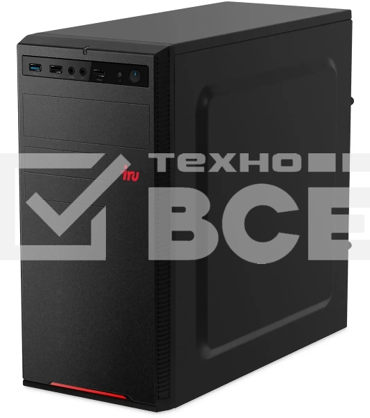 ПК IRU Home 310H6SE MT i3 13100 (3.4) 8Gb SSD256Gb UHDG 730 Free DOS GbitEth 400W черный (2032024)