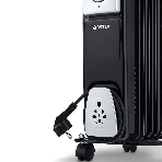 Масляный обогреватель Vitek VT-1717 черный, 1500Вт, 15м2, термостат, фото5