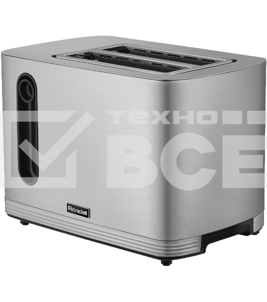Тостер Rondell RDE-1201 800Вт стальной