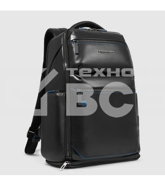 Рюкзак мужской Piquadro Blue Square CA6592B2BM/N, кожа, черный