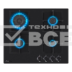 Газовая варочная поверхность LEX GVG 644A BBL независимая, черный, фото5