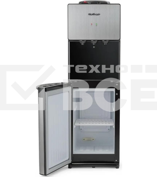 Кулер Hotfrost V400BS напольный компрессорный серебристый/черный