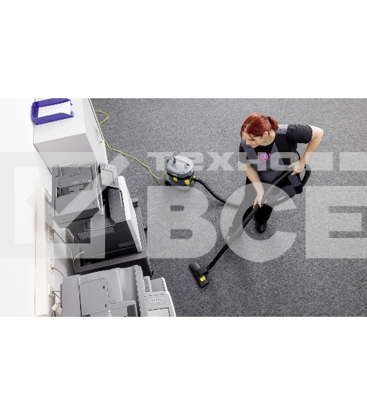 Пылесос Karcher T 11/1 Classic *EU желтый/серый, 850 Вт, уборка сухая, пылесборник контейнер/мешок, 11 л