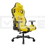 Кресло Knight Craft Dragon желтый, экокожа, 120 кг, механизм качания, фото 1