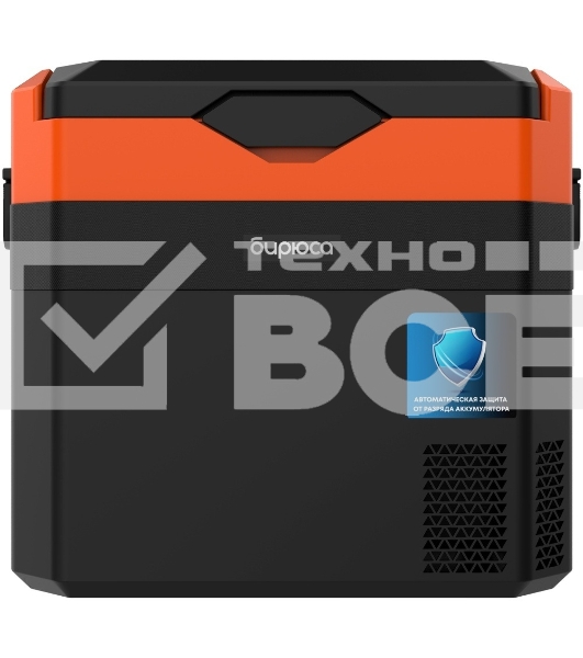 Холодильник автомобильный Бирюса НС-38P7 оранжево-черный