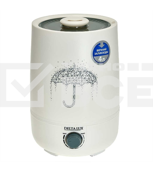 Увлажнитель воздуха ультразвуковой DELTA LUX DE-3704 белый