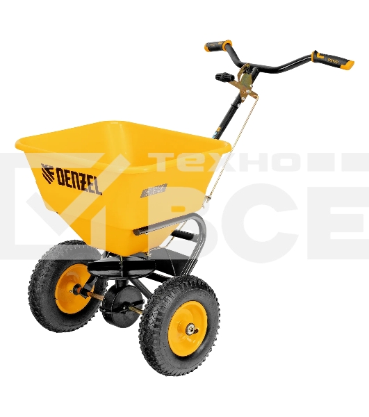 Механическая сеялка на колесах Denzel 45 л