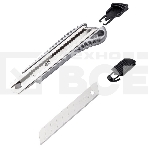 Универсальный нож Deli DL4255 18мм Лезвие SK2. Алюминиевый корпус. Общая длина: 155 мм., фото6