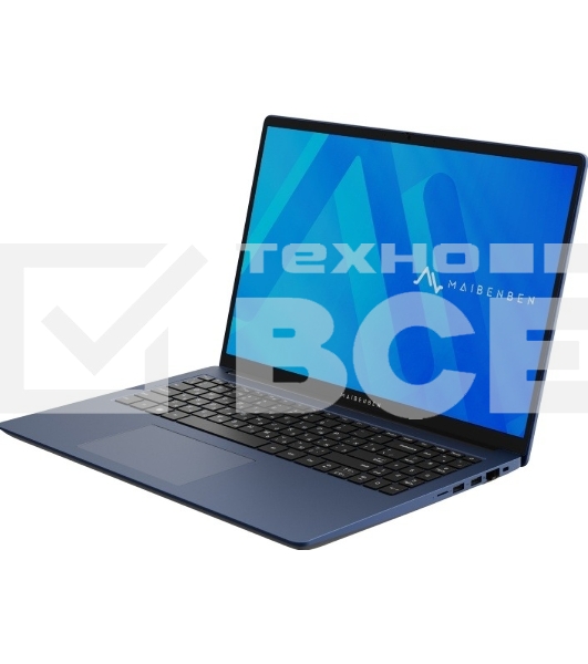 Ноутбук Maibenben Medio M643 Blue AMD Ryzen 3 4300U, 2.7 GHz - 3.7 GHz, 8192 Mb, 16