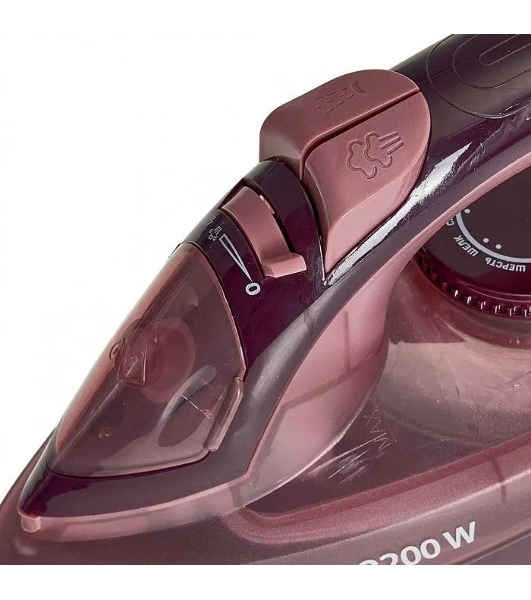 Утюг Аксинья КС-3004 бежево-коричневый, 2200 Вт, 25 г/мин, 120 г/мин, 160 мл