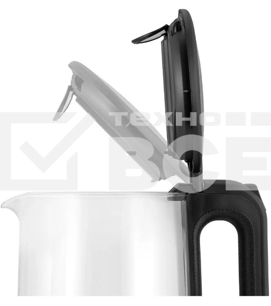 Чайник электрический Maunfeld MGK-612BK, 1.7л, стекло/металл