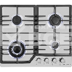 Газовая варочная панель Maunfeld EGHS.64.43CS/G, 4 конфорки, нержавеющая сталь, серебристый, фото 1
