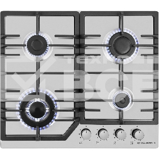 Газовая варочная панель Maunfeld EGHS.64.43CS/G, 4 конфорки, нержавеющая сталь, серебристый