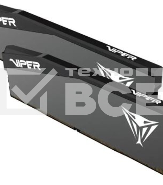 Оперативная память Patriot Viper Elite 5 Ultra, DDR5, 64GB (2x32GB), 6000 MHz, CL28, с радиатором, чёрный